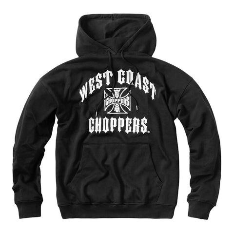 West Coast Choppers Iron Oversized Hoodie Black