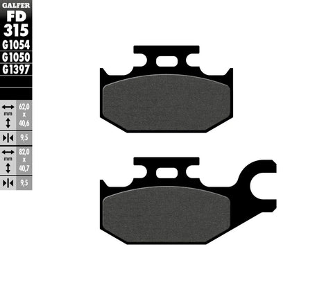 Galfer Sintered Metal Front & Rear Brake Pads FD315G1054