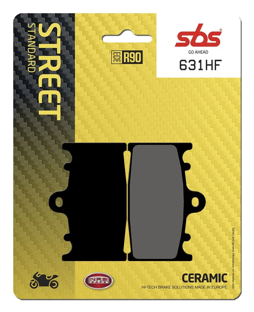 SBS Organic Front Brake Pads 631HF
