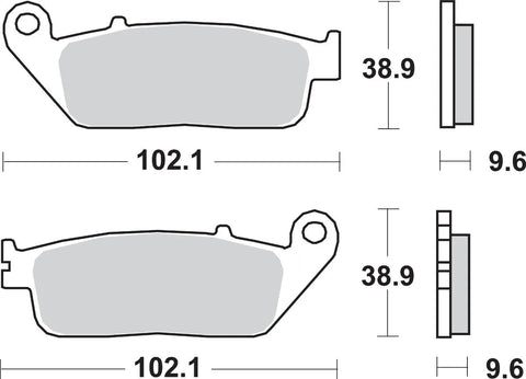 SBS Sintered Metal Front Brake Pads 700HS