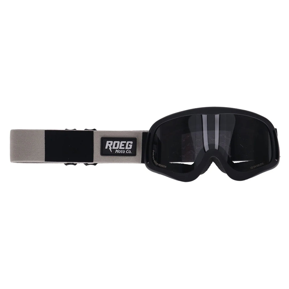 ROEG Peruna Stripe Goggle Black/Light Gray