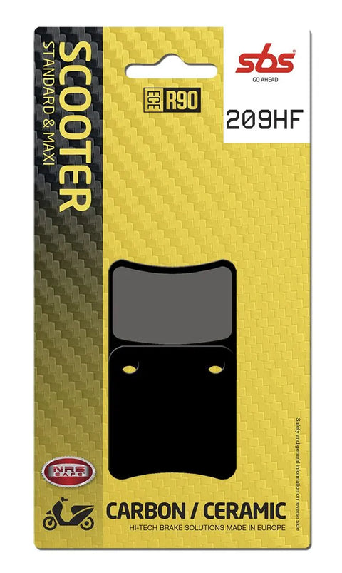 SBS Organic Brake Pads 209HF