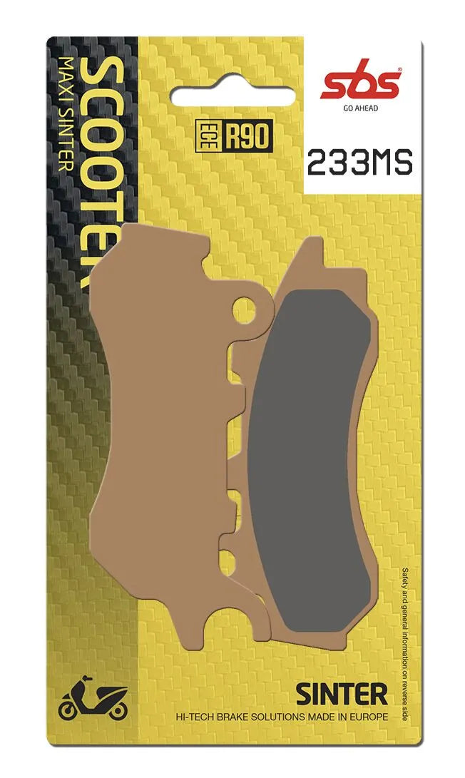 SBS Sintered Metal Brake Pads 233MS
