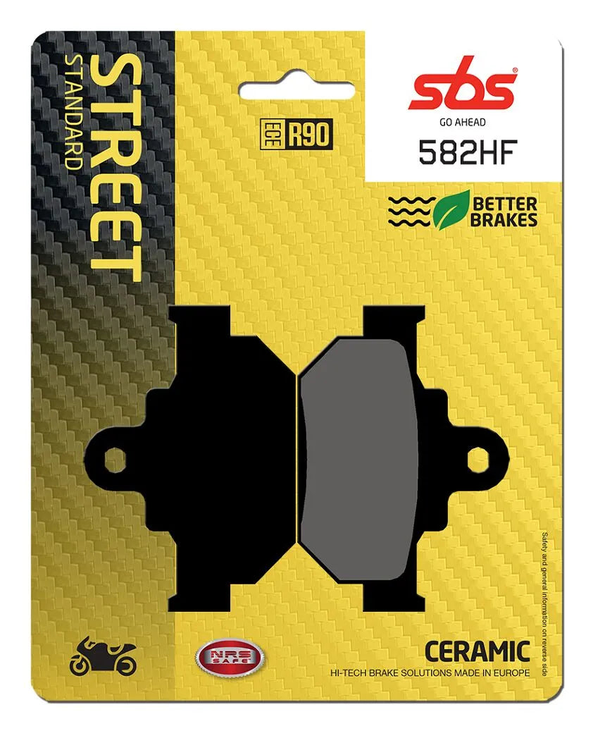 SBS Organic Front Brake Pads Suzuki DR 600 S / SP 600 582HF