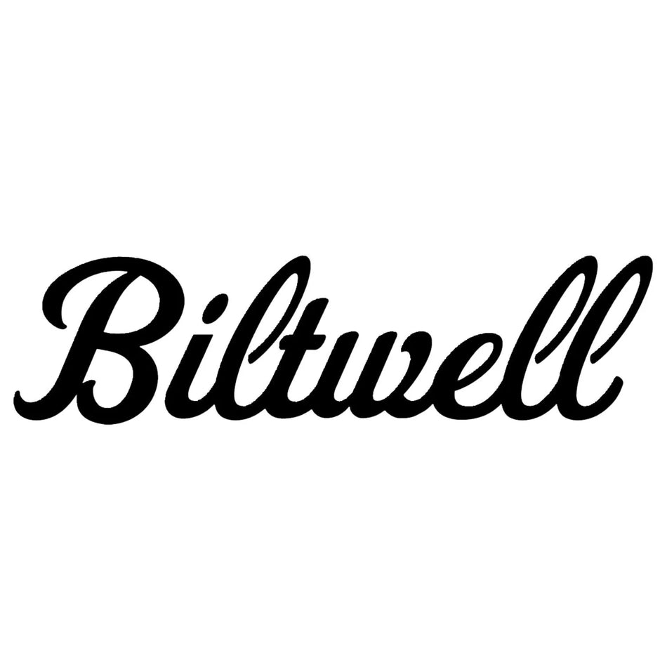 Biltwell Script Sticker Black 6"
