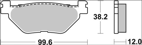 Brembo Ceramic Rear Brake Pads 07052