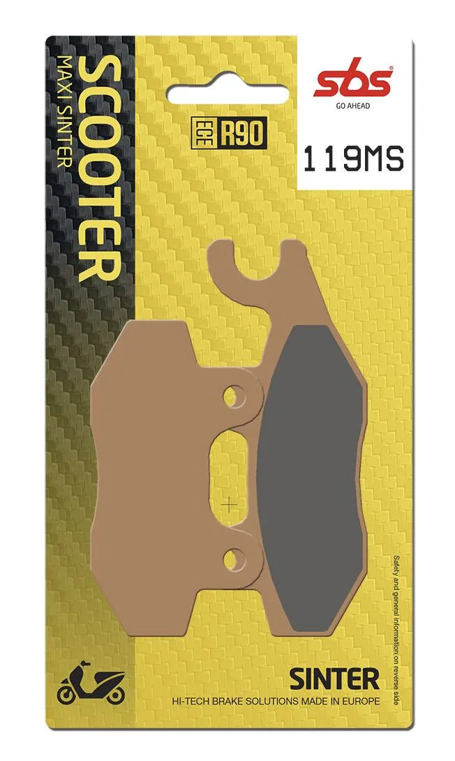 SBS Sintered Metal Front & Rear Brake Pads 119MS