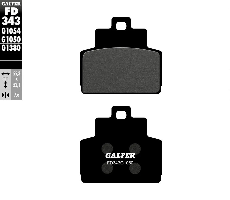 Galfer Organic Rear Brake Pads FD343G1050
