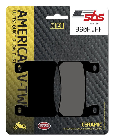 SBS Organic Front Brake Pads 860H.HF