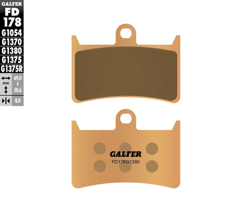 Galfer Sintered Metal Front Brake Pads FD178G1380
