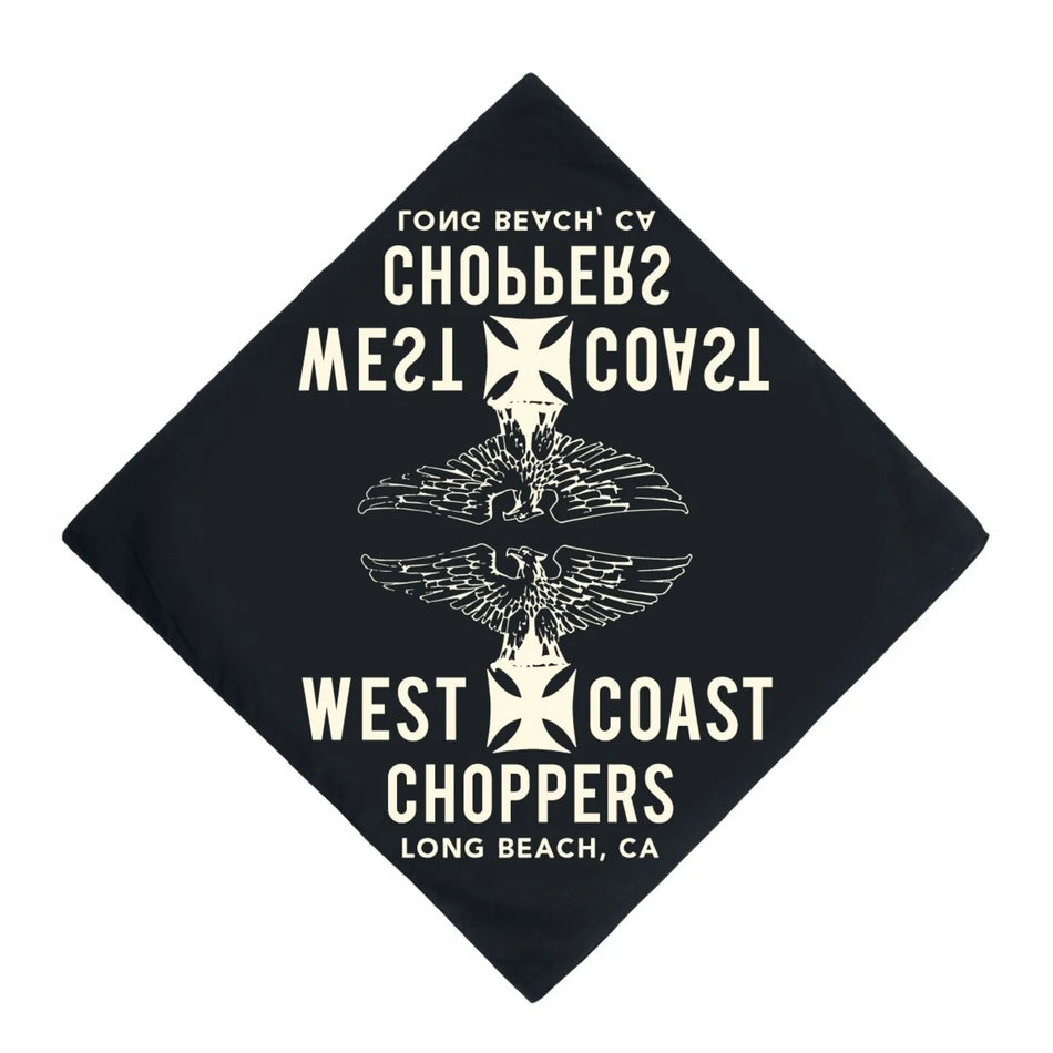 West Coast Choppers Eagle Bandana Black
