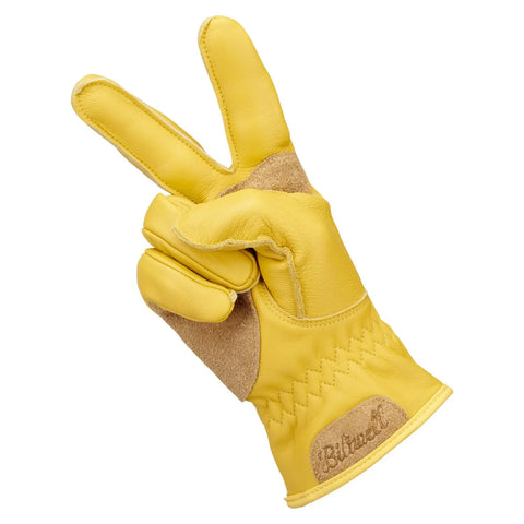 Biltwell Work Gloves 2.0 Gold