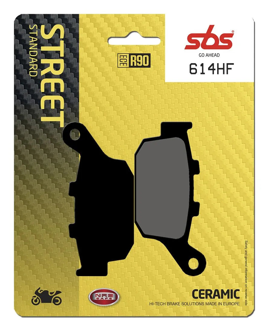 SBS Organic Rear Brake Pads 614HF