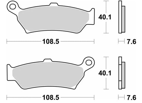 SBS Sintered Metal Brake Pads BMW R 1300 GS ABS 1005LS