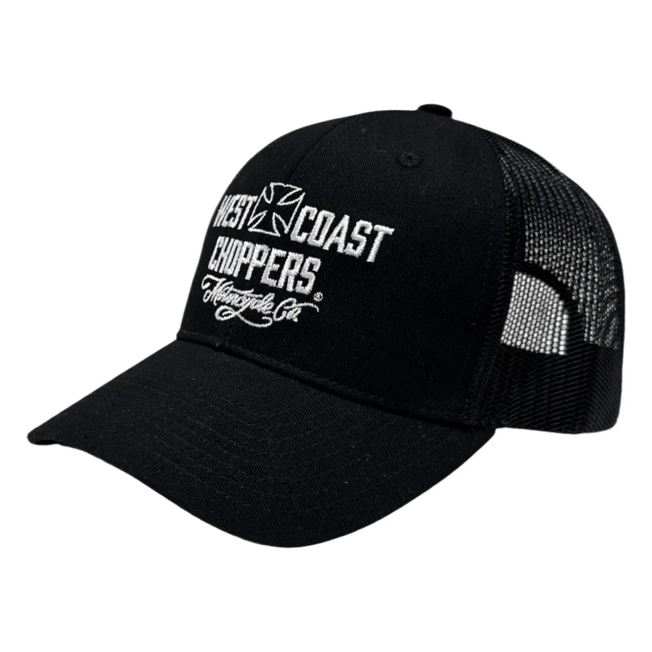 West Coast Choppers Motorcycle Co. Trucker Cap Black