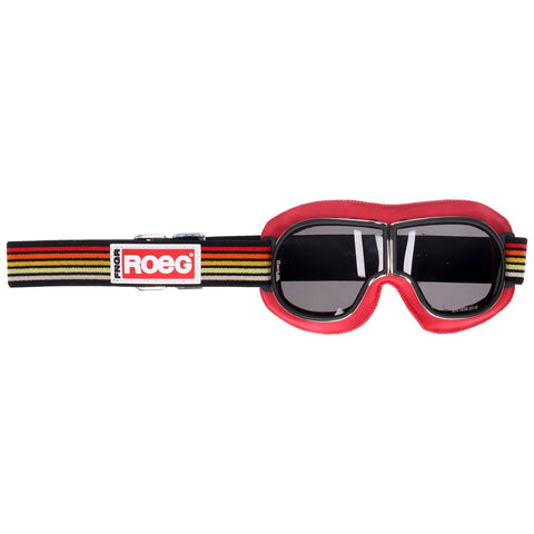ROEG Jettson Foundry Goggle Black and Striped Strap