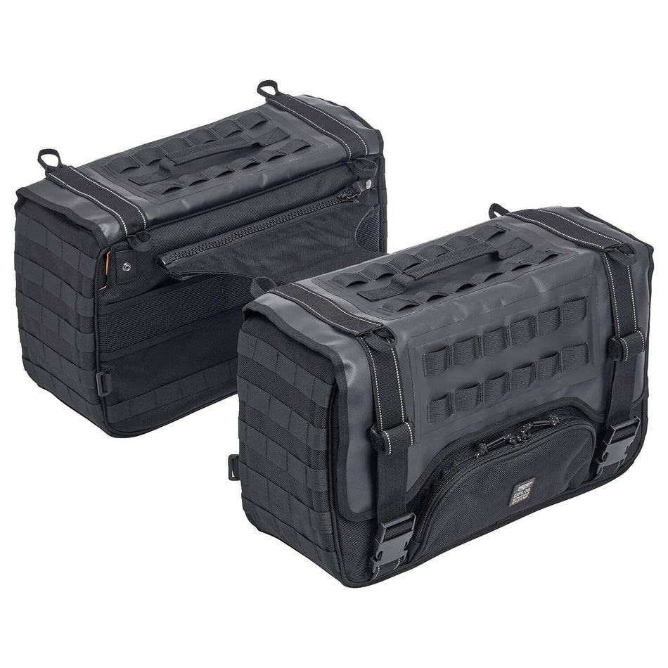 Biltwell Exfil-36 Throw-Over Saddlebags, Black