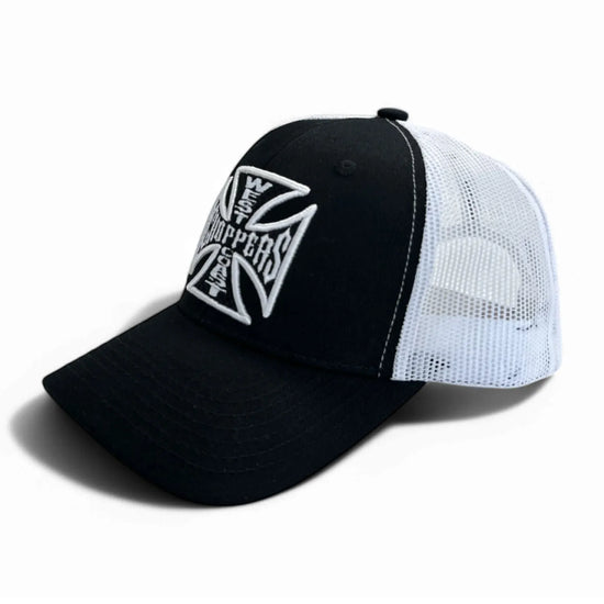 West Coast Choppers OG Cross Cap Black/White
