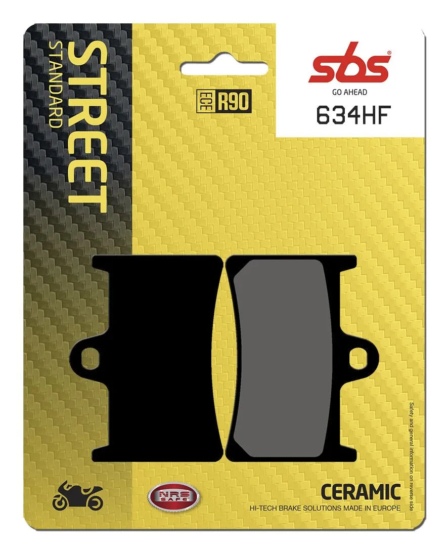 SBS Organic Front Brake Pads 634HF