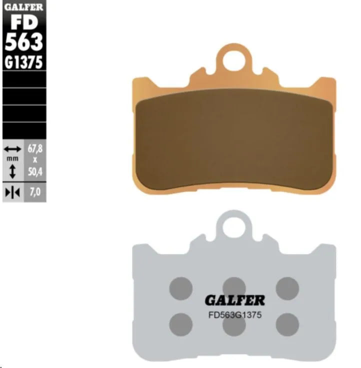 Galfer Sintered Metal Front Brake Pads FD563G1375