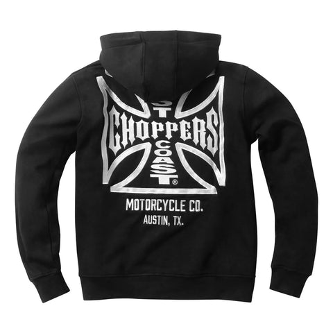 West Coast Choppers Dominator Zip Hoodie Black