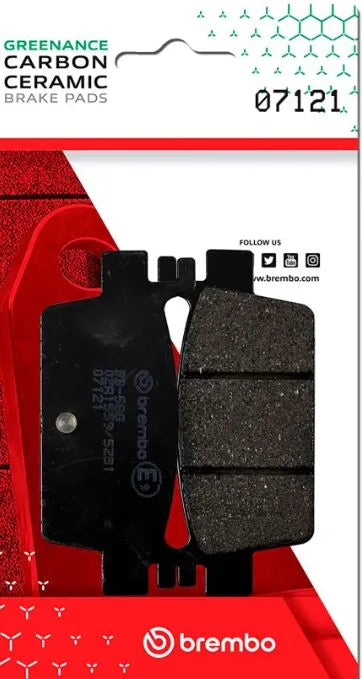 Brembo Ceramic Rear Brake Pads Kymco AK 550 I ABS 07121
