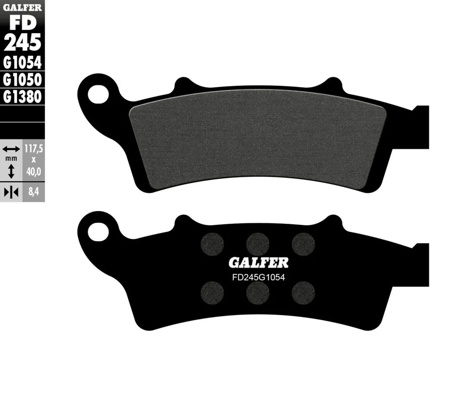 Galfer Sintered Metal Front Brake Pads FD245G1054