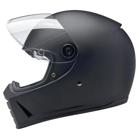 Biltwell Lane Splitter Helmet Flat Black