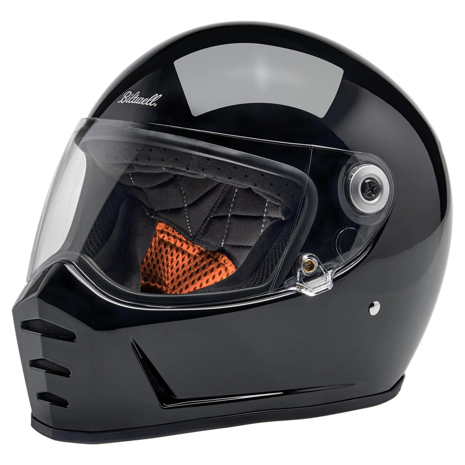 Biltwell Lane Splitter Helmet Gloss Black