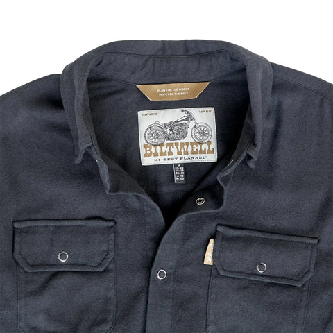 Biltwell Hi Test Flannel Shirt Black