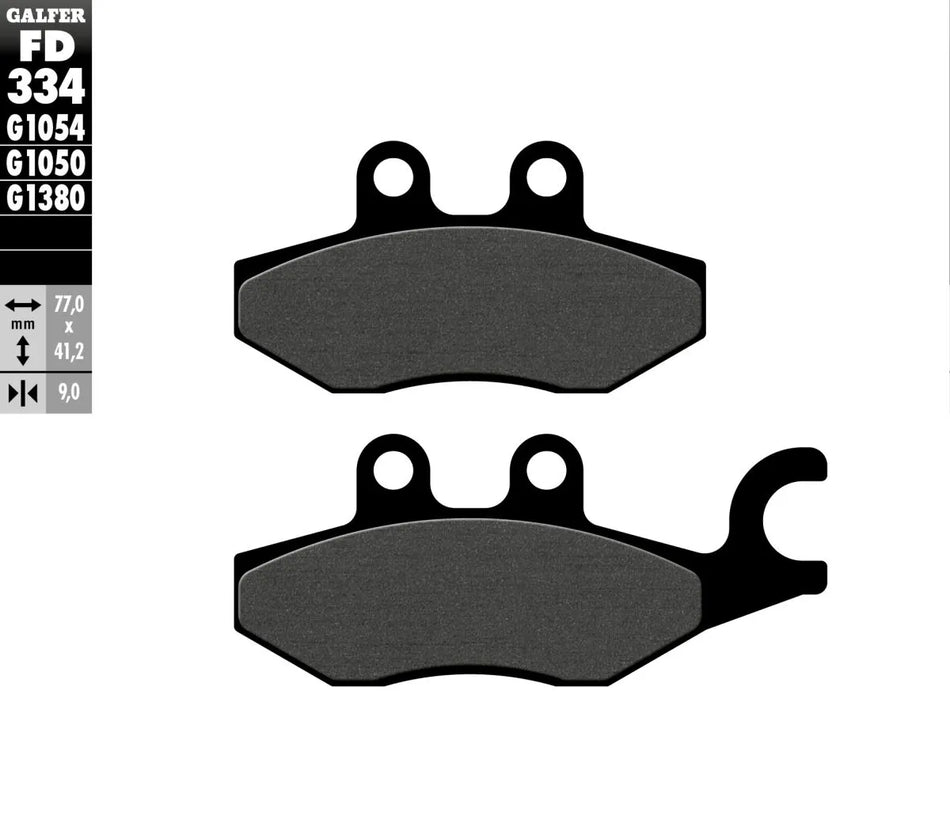 Galfer Sintered Metal Front & Rear Brake Pads FD334G1054