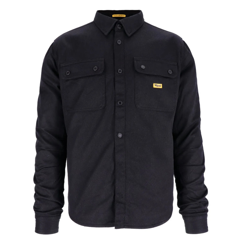 ROEG Chris Wax Overshirt Black
