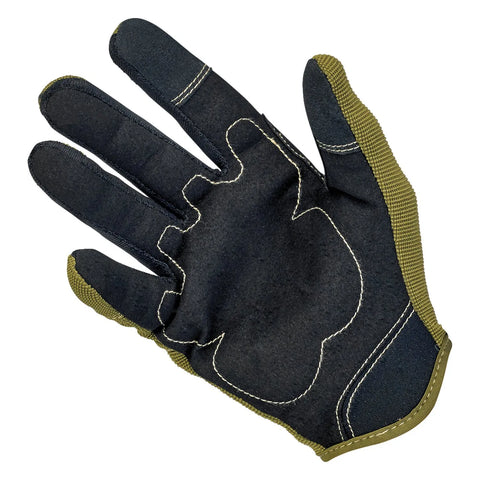 Biltwell Moto Gloves Olive/Black/Tan