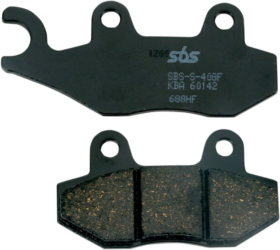 SBS Organic Front & Rear Brake Pads 688HF