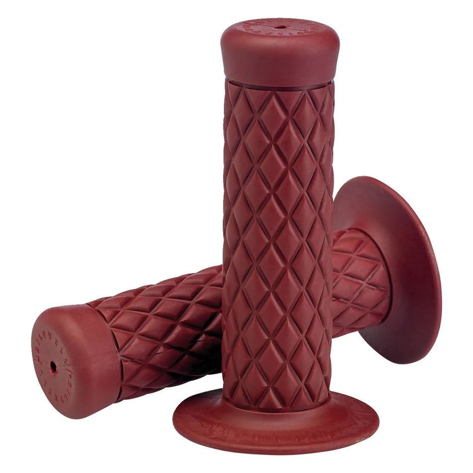Biltwell 1" TPV Grips Thruster Oxblood