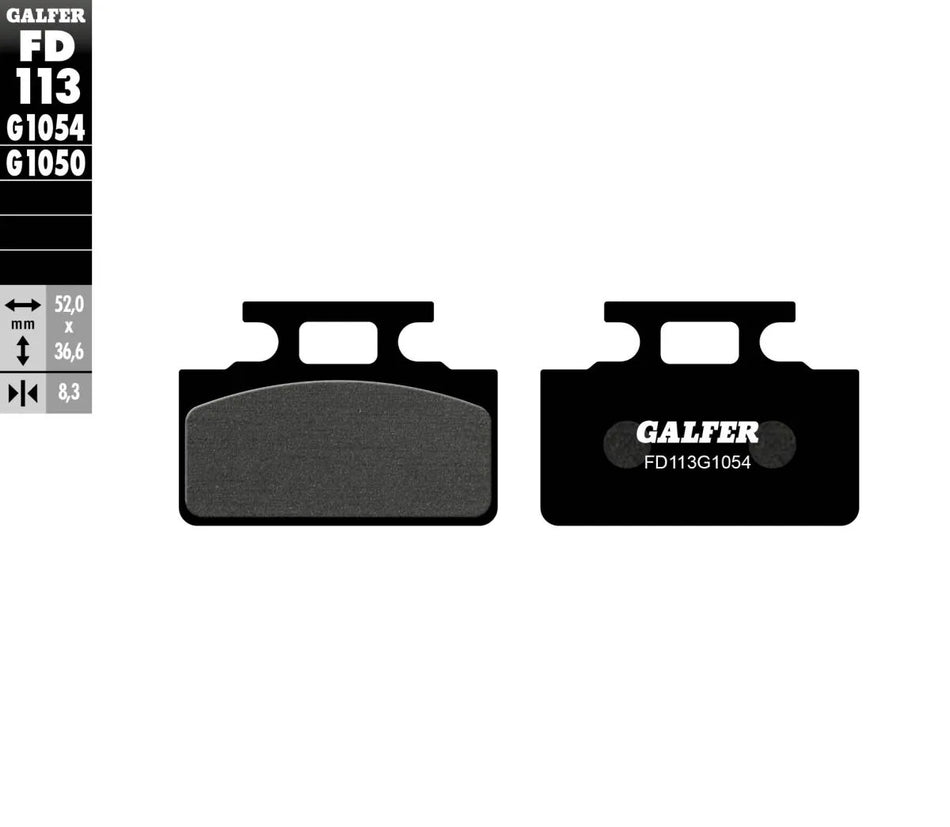 Galfer Sintered Metal Front Brake Pads FD113G1054