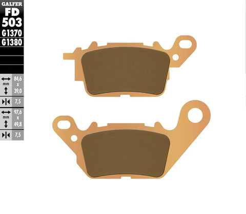Galfer Sintered Metal Front Brake Pads Yamaha GPD 125 ABS / GPD 155 ABS / G 125 ABS FD503G1380