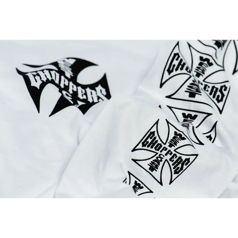 West Coast Choppers OG Cross Long Sleeve T-Shirt White