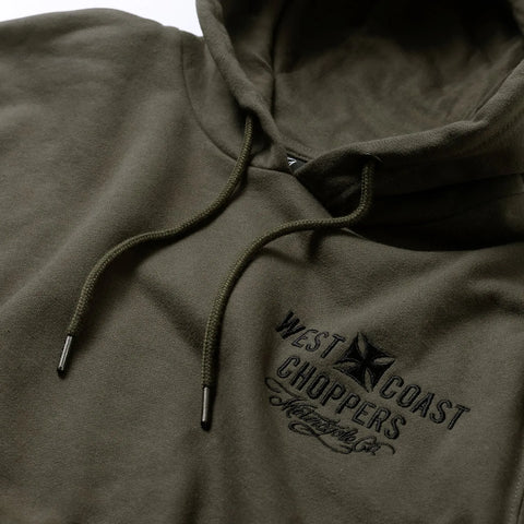 West Coast Choppers Frisco Hoodie Green