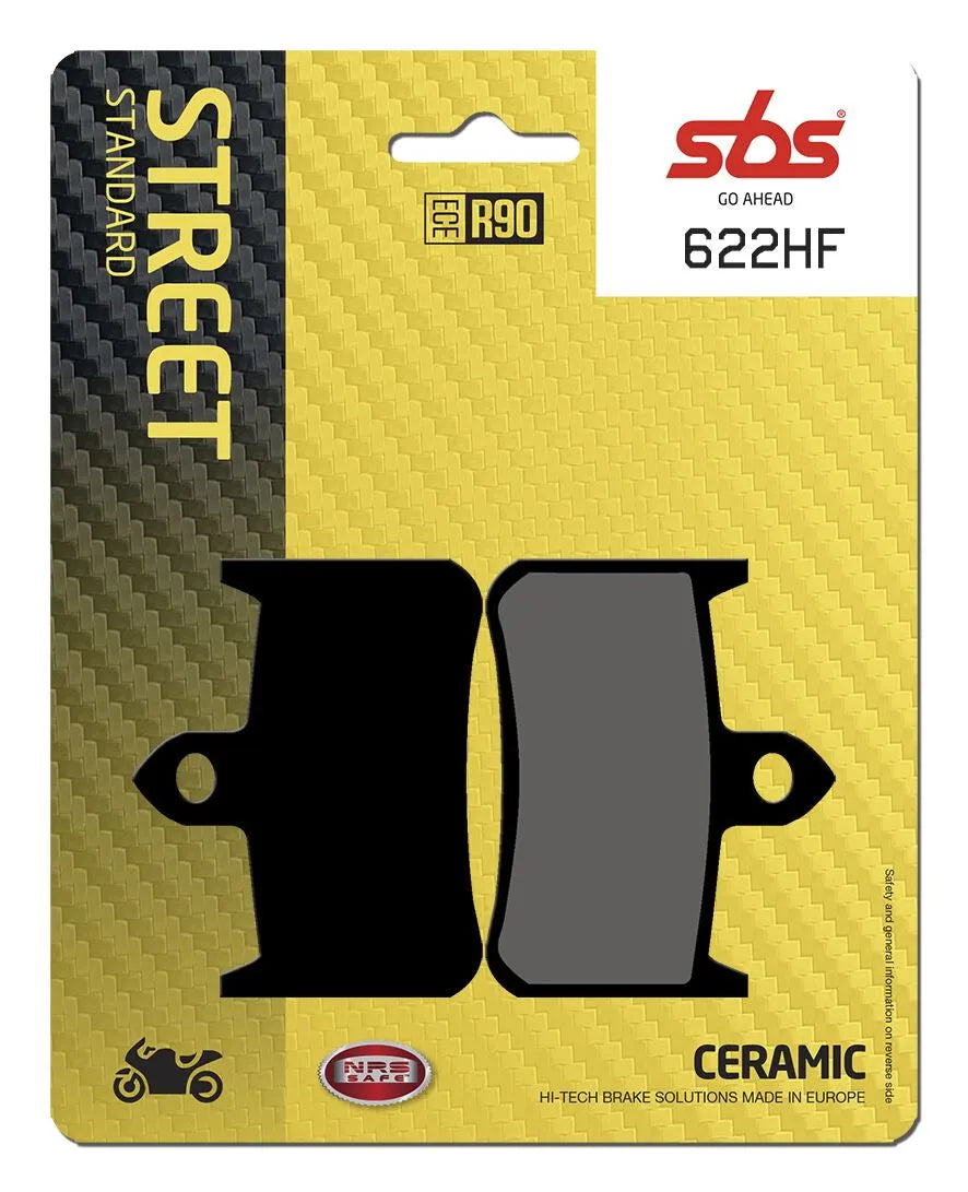 SBS Organic Front Brake Pads 622HF