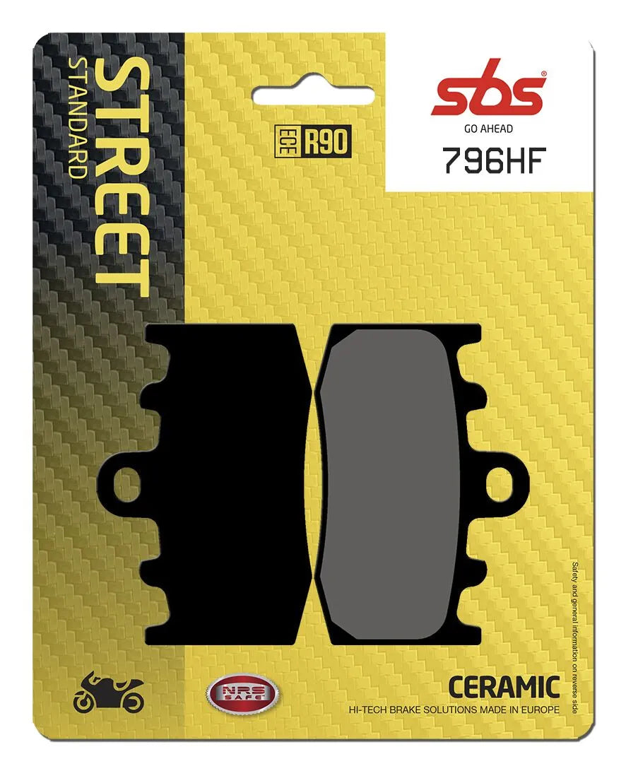 SBS Organic Front Brake Pads 796HF