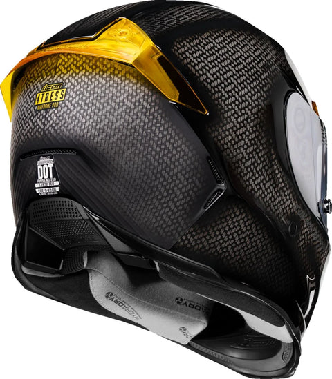 ICON Airframe Pro Carbon 4Tress Helmet Yellow