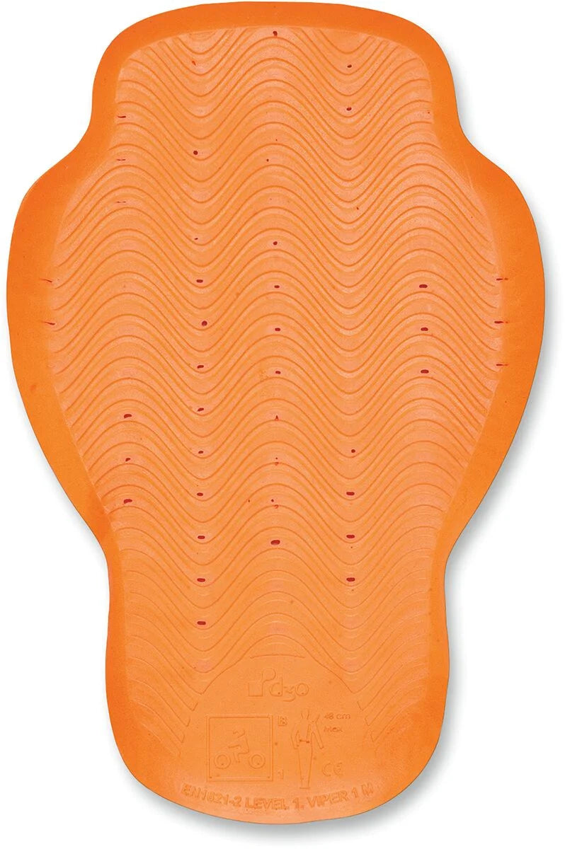 ICON Viper Stealth D3O Women's Back Protector Orange