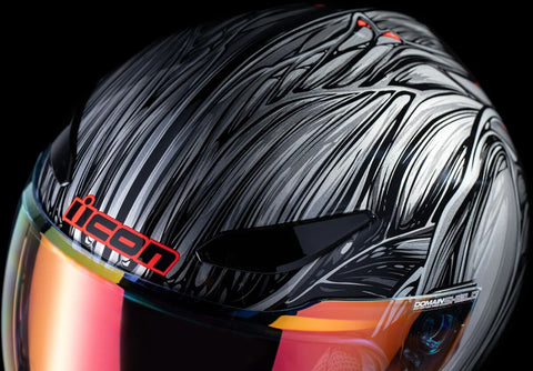 ICON Domain Nouveau Full Face Helmet Silver
