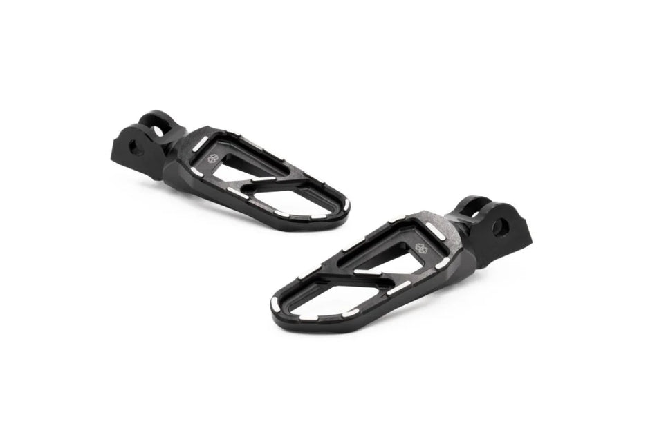 Gilles Tooling Urban-Pro Motorcycle Rider Footpegs Black (RGK-940-UF40-SET-B)