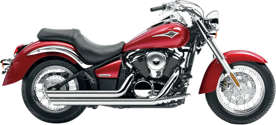 Cobra Slash Down Hot Rod Speedster Exhaust System Chrome