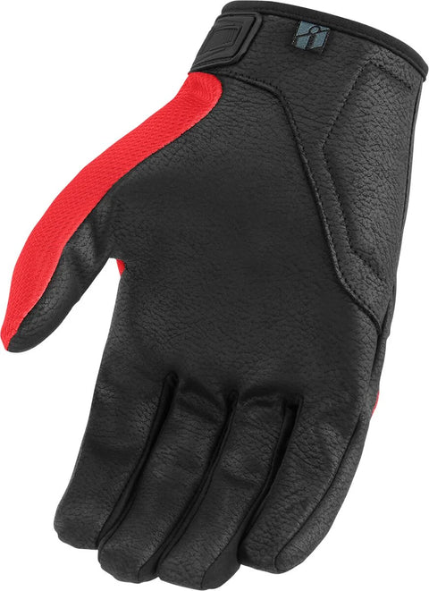 ICON Hooligan CE Gloves Red