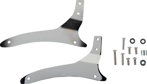 Cobra Short Round Sissy Bar Chrome with Pad (02-8968)