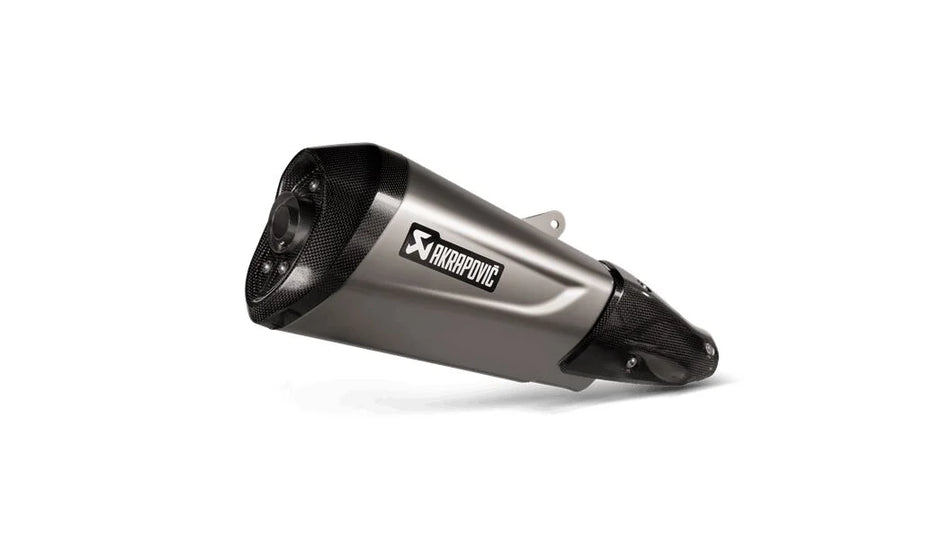 Akrapovic Slip-on Line Muffler Stainless Steel Carbon End Cap Vespa (S-VE3SO11-ZDFSS)