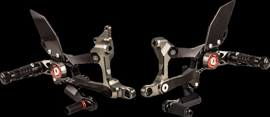 Gilles Tooling MUE2 Adjustable Rearset Black (MUE2-D01)
